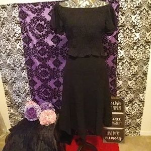 Black flare skirt size 14